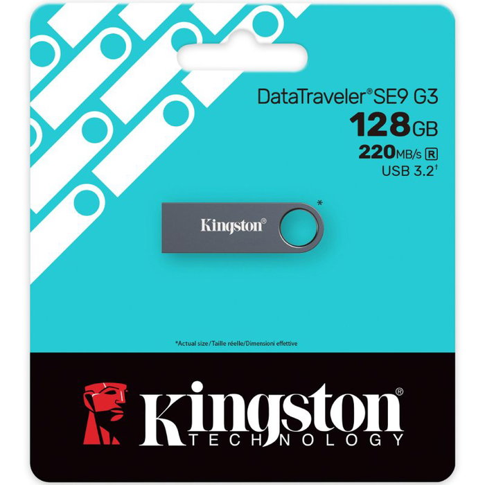 Kingston DataTraveler SE9 G3 128 GB Níquel oscuro